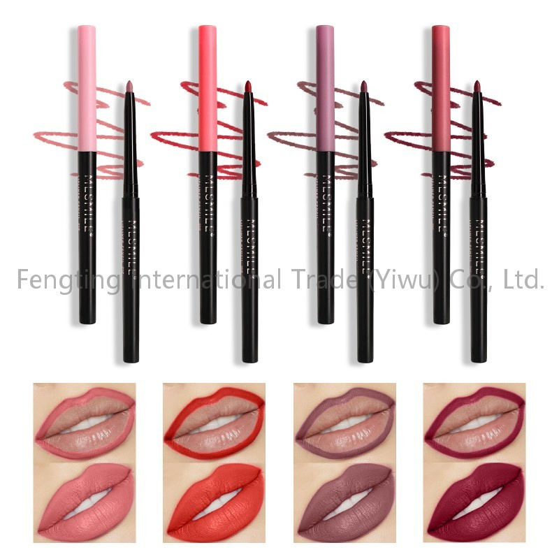 Custom No Logo Luxury Cruelty Free Waterproof Private Label Creamy Pigmented Matte High Quality Fashion Nude Creme Brown Lip Liner