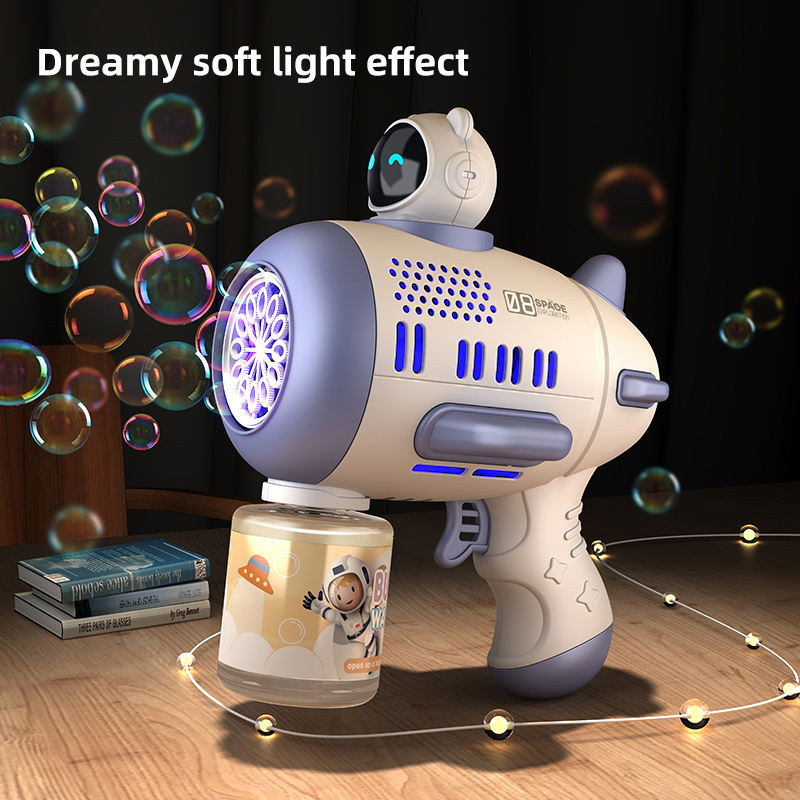 Детская пузырьковая пушка Electric Bubble Gun: Космическое приключение