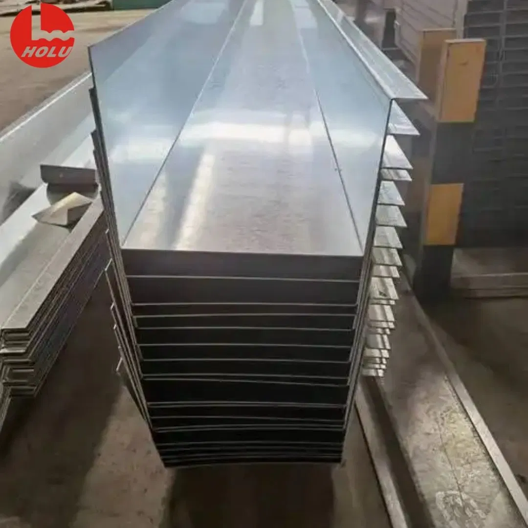 Honglu Rust-Proof Galvanized Gutter Ideal for Steel Structure Roofs & Commercial Buildings