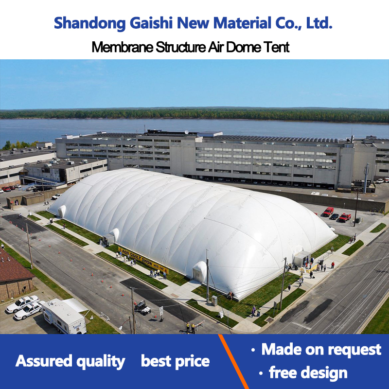 High-Clearance Air-Supported Dome for Elite Acrobatic Training & Convertible Sports