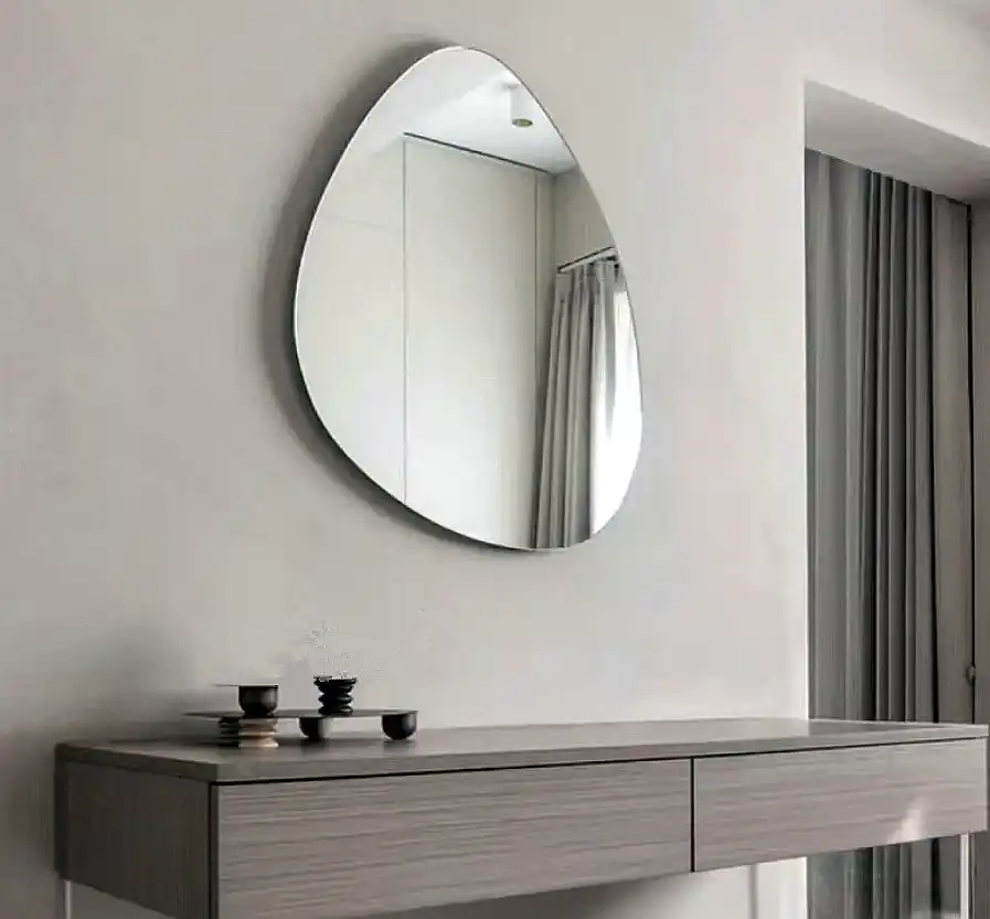 Different Shapes Frameless Bathroom Mirror Wall Mirror