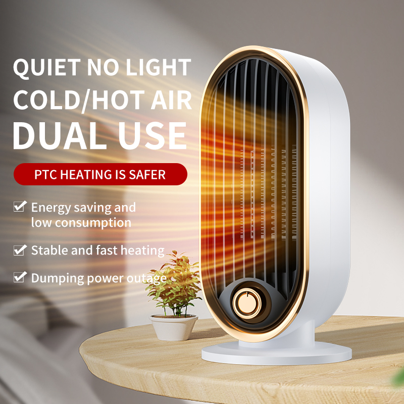 Quiet Energy-Efficient Lightweight Durable Electric Desktop Heater for Office