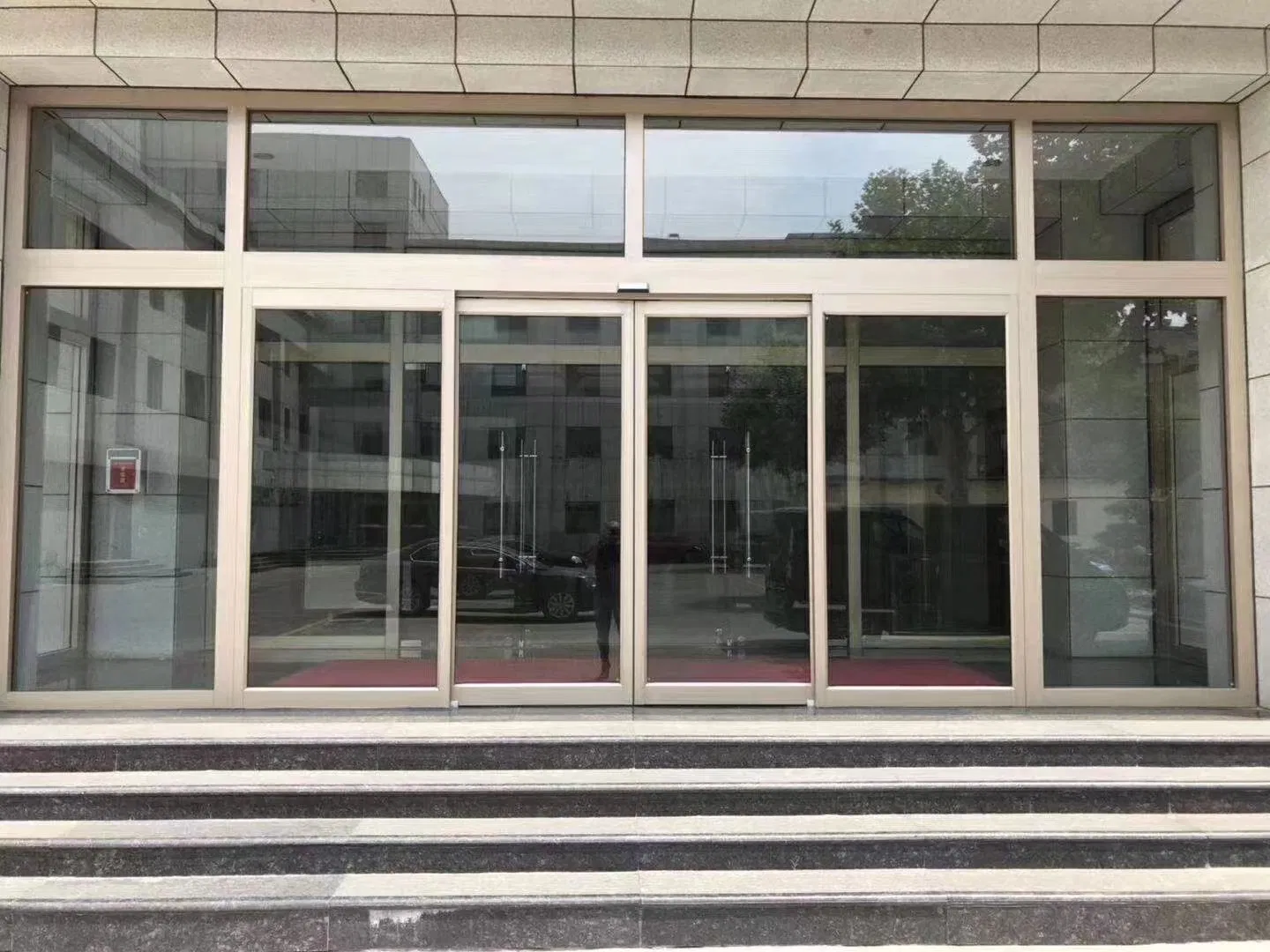 Durable Automatic Sliding Door with Secure Access Control