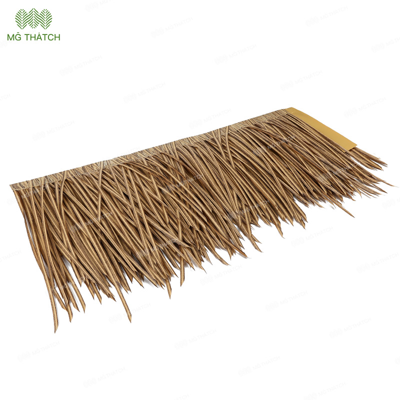 Waterproof Artificial Thatch for Tiki Bar with Nice Inside Ceiling Effect Plastic Synthetic Tiki Roof Thatch