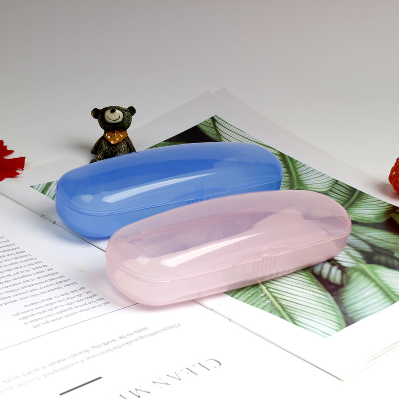 Colorful Plastic Glasses Case Portable Storage Eyeglasses Case Pouch Glasses Storage Box
