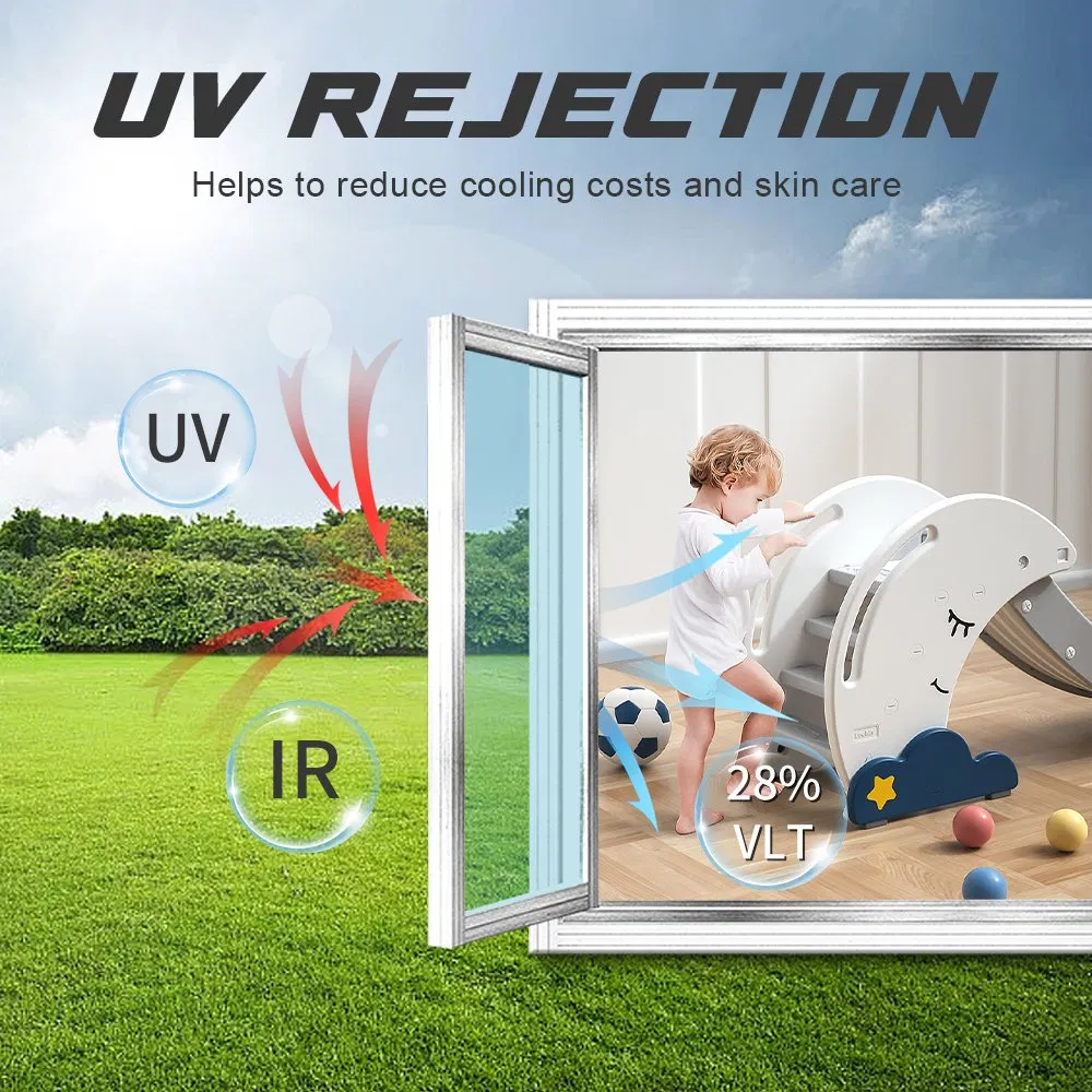 Window Tint Film House Decoration One Way Mirror Building Solar Window Film
