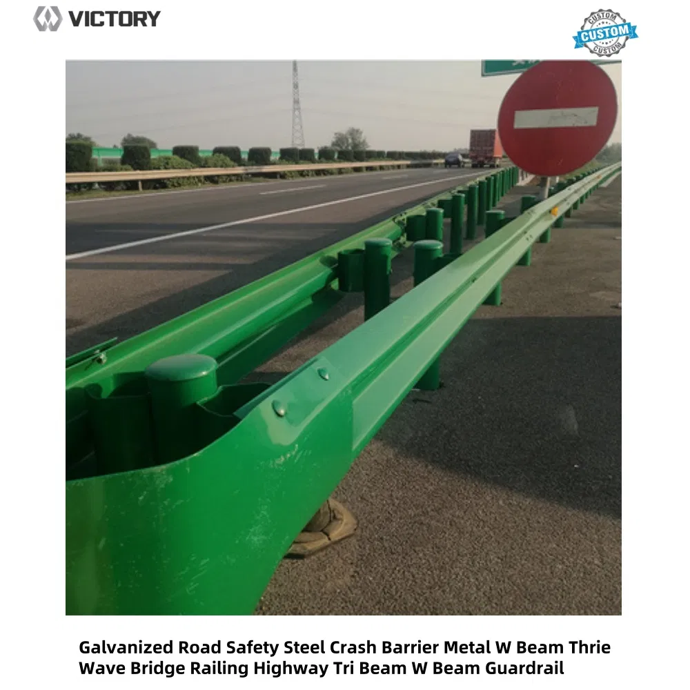 Heavy-Duty Q235B and Q345b Steel Road Safety Barriers for Highways