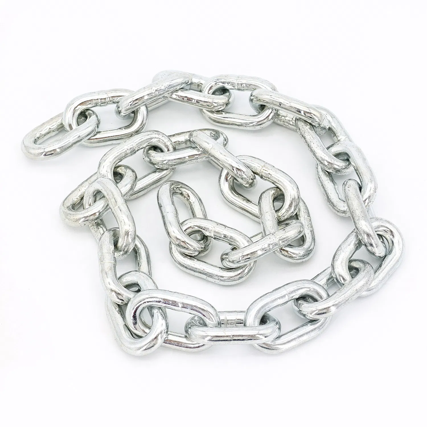 Galvanized DIN5685 Short Double Loop Link Chain Weldless Chain