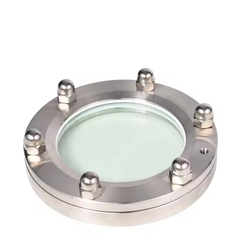 Sanitary Stainless Steel SS304 SS316L Flanged Pressure Flanged Sight Glass for Beer Tank