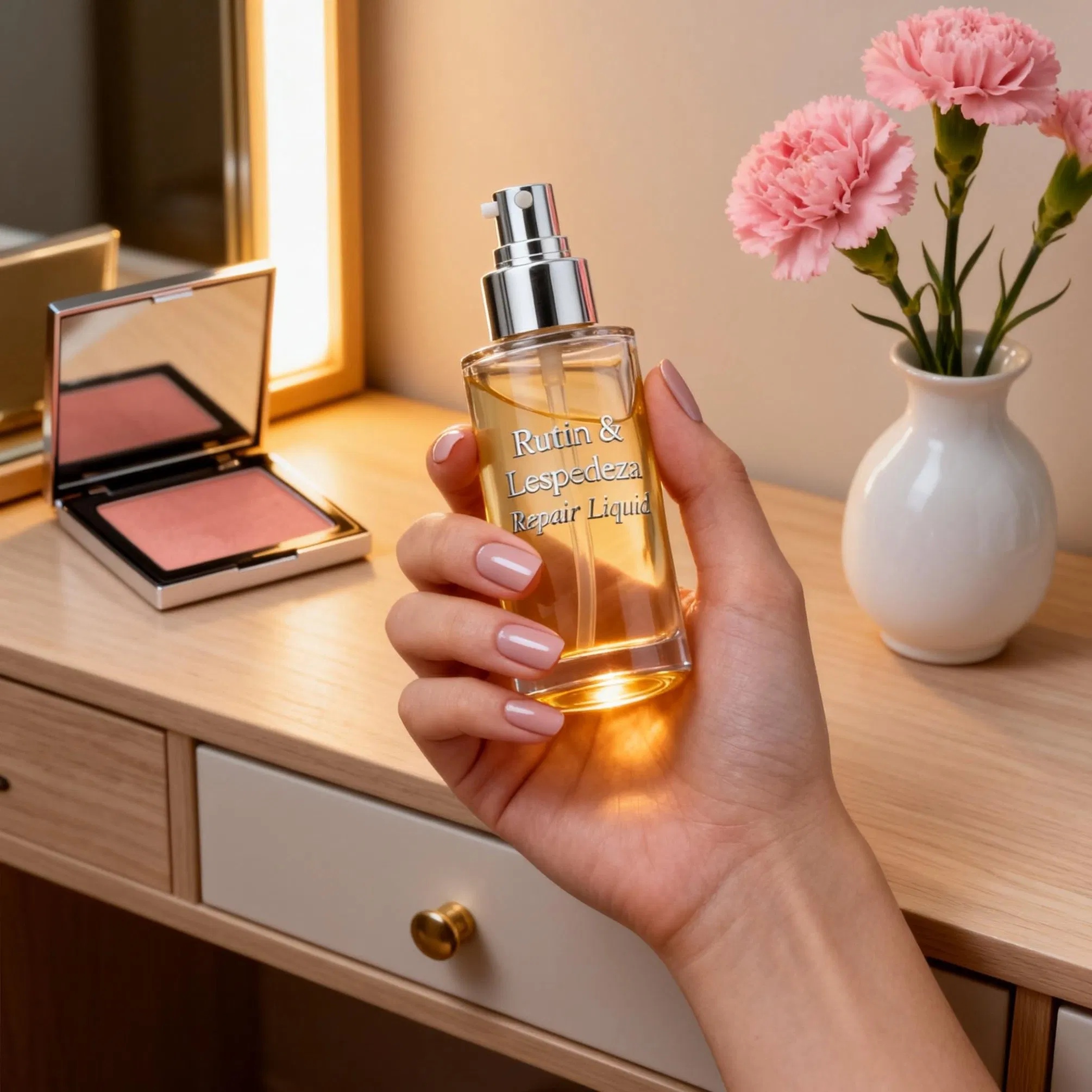 Advanced Anti-Blue Light and Anti-Glycation Face Toner with Carnosine and Troxerutin for Comprehensive Skin Protection