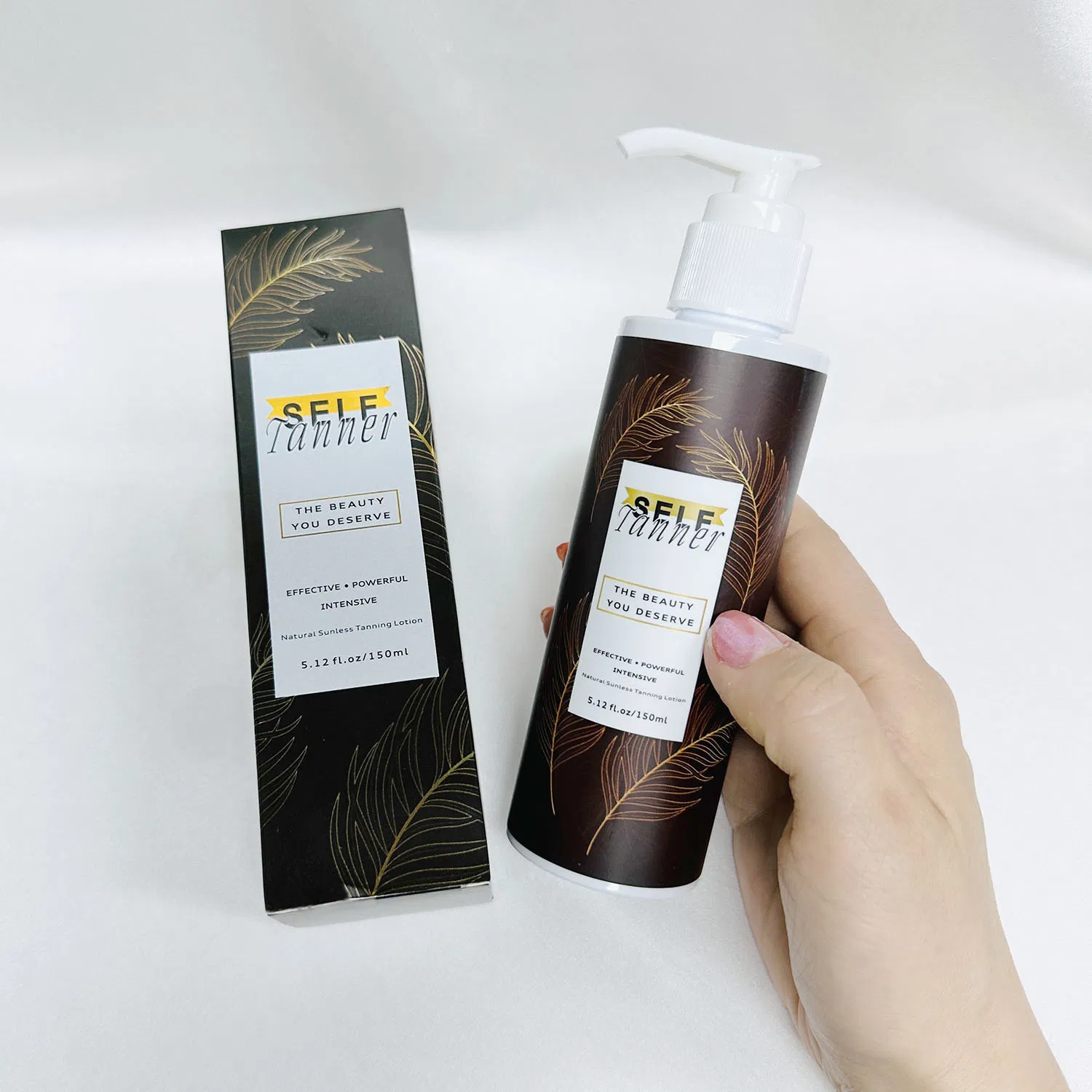 Private Label Long Lasting Moisturizing Bronzing Deep Skin Tone Tanning Cream Sunless Self Tanner Tanning Lotion