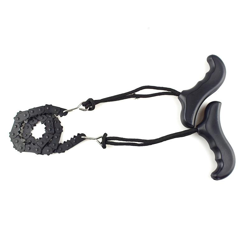 Outdoor Portable Pocket Hand Saw Camping Survival Chainsaw Garden Logging EDC Tools with Durable Plastic Handles