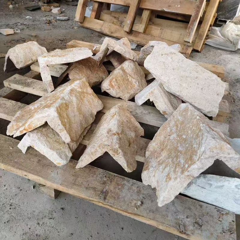 Rusty Natural Chinese Granite Culturestone Exterior Wall Cladding for Stone Yard Build