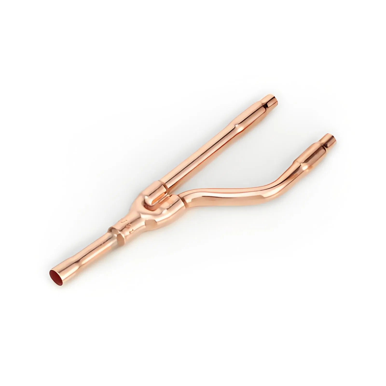 Installation Refrigeration Part Isolator Air Conditioner Branch Joint Pancake Copper Tube Pipe Fitting