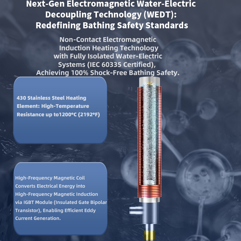 Constant Temperature Wall Mounted Smart Bathroom Instant Electric Water Heaters