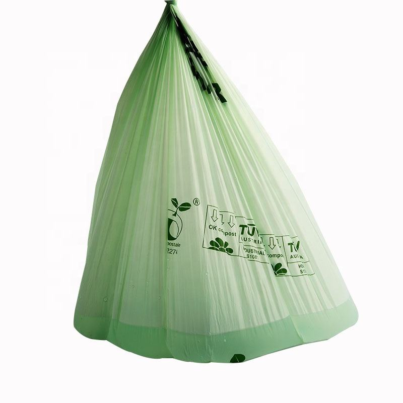 Biodegradable Compost Compostable Black Refuse Sack Waste Trash Medium 50 60 Litre Bin Plastic Liners Garbage Bags