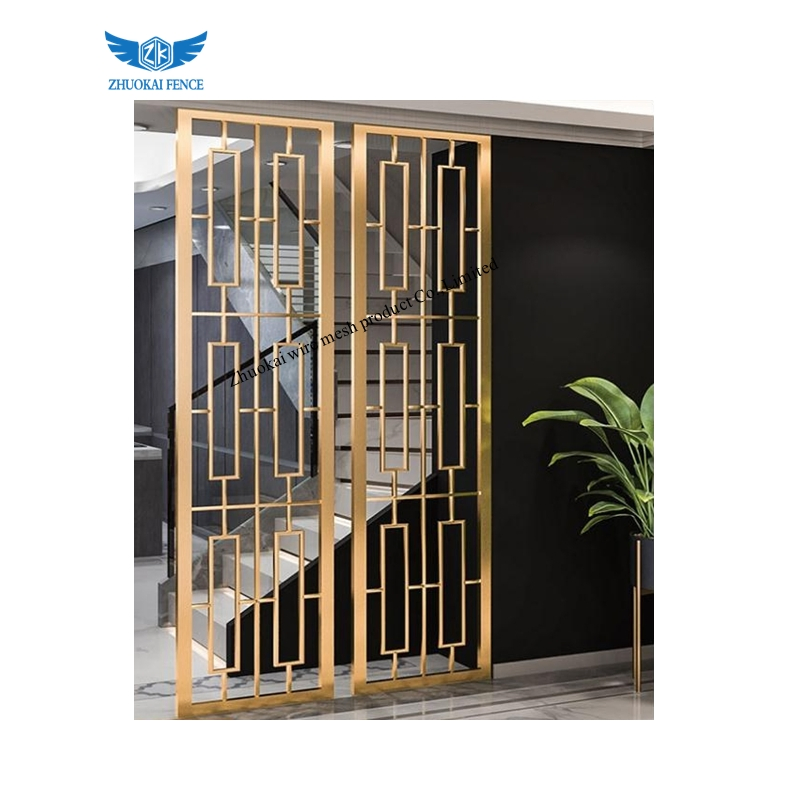 Customized Aluminum Hotel Room Metal Indoor Decoration Art Partition Screen