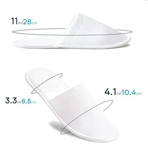 Disposable Nonwoven Coral Fleece Indoor Hotel Amenity Slipper EVA Slippers