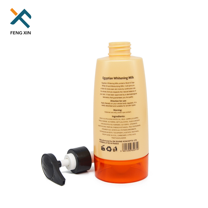 New Latest Design 300 Ml Cosmetic Shampoo Packing Lotion Pet Plastic Bottle