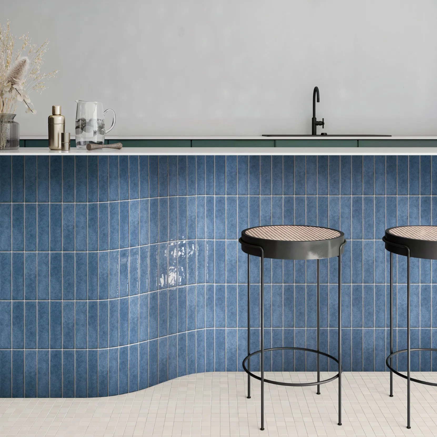 Colorful Glazed Decorative Wall Tiles - Matte Finish, Modern Design