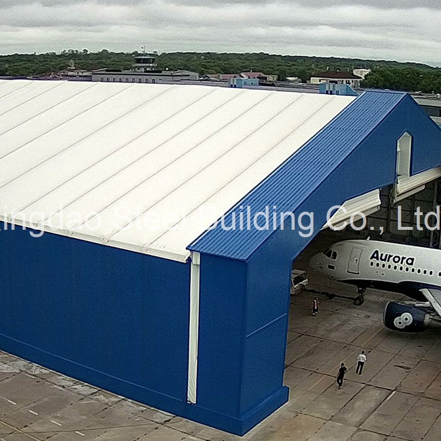 Deign High Quality Prefaricated Workshop Prefab Steel Structure Airplane Shed Aircraft Hangar