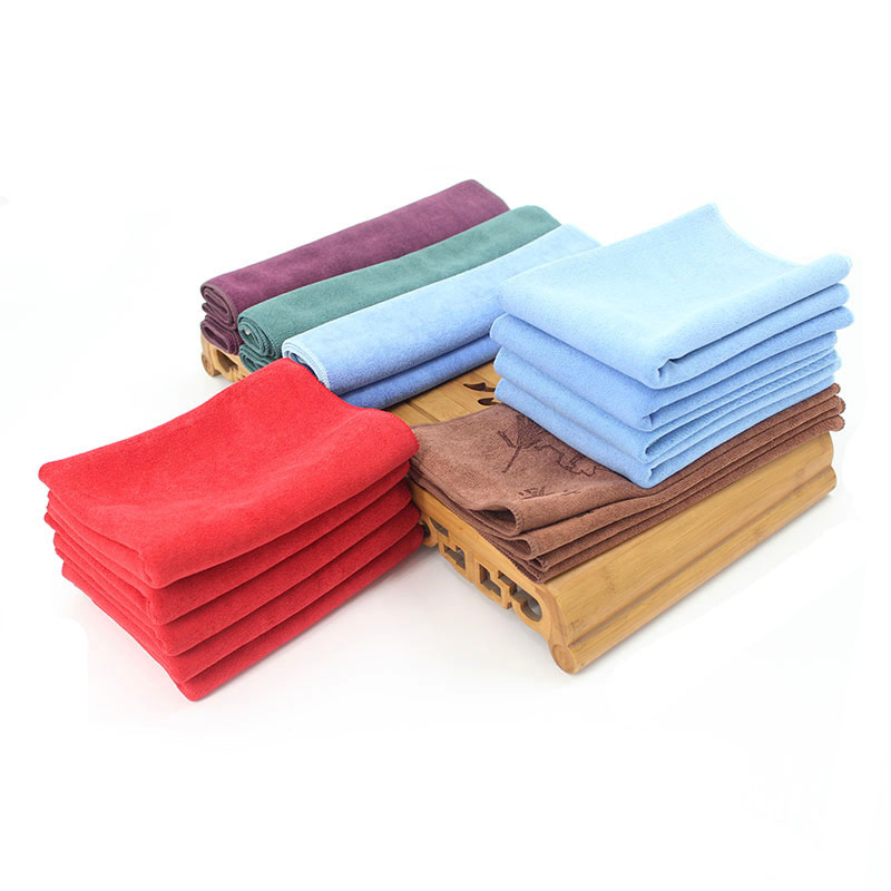 Quick Dry Polyester Polyamide Custom Logo Microfiber Cleaning Dish Towel Home Kitchen Tea Cloth with Hanging