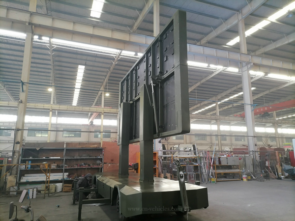 Customer Made Outdoor LED P4 Billboard Advertisement Trailer