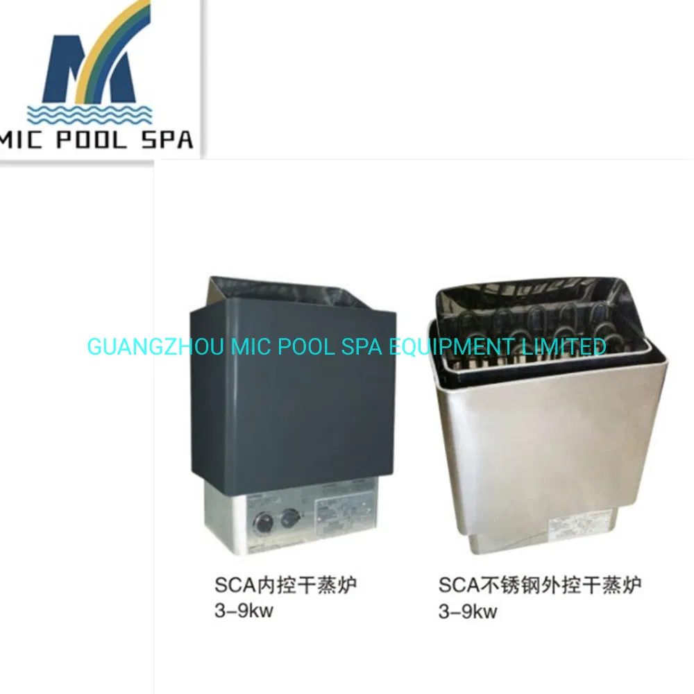 Сухая паровая сауна с нагревателем, 3-18 кВт