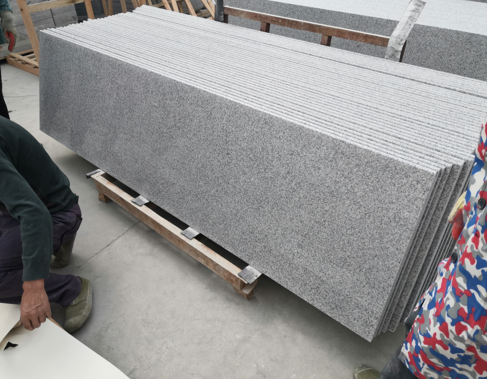 Premium G684 Grey Granite Tiles for Elegant Bathroom Flooring