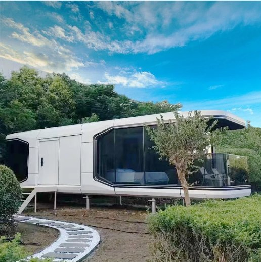 Modern Luxury Design Prefabricated Hotel / Capsule House / Prefab Villas