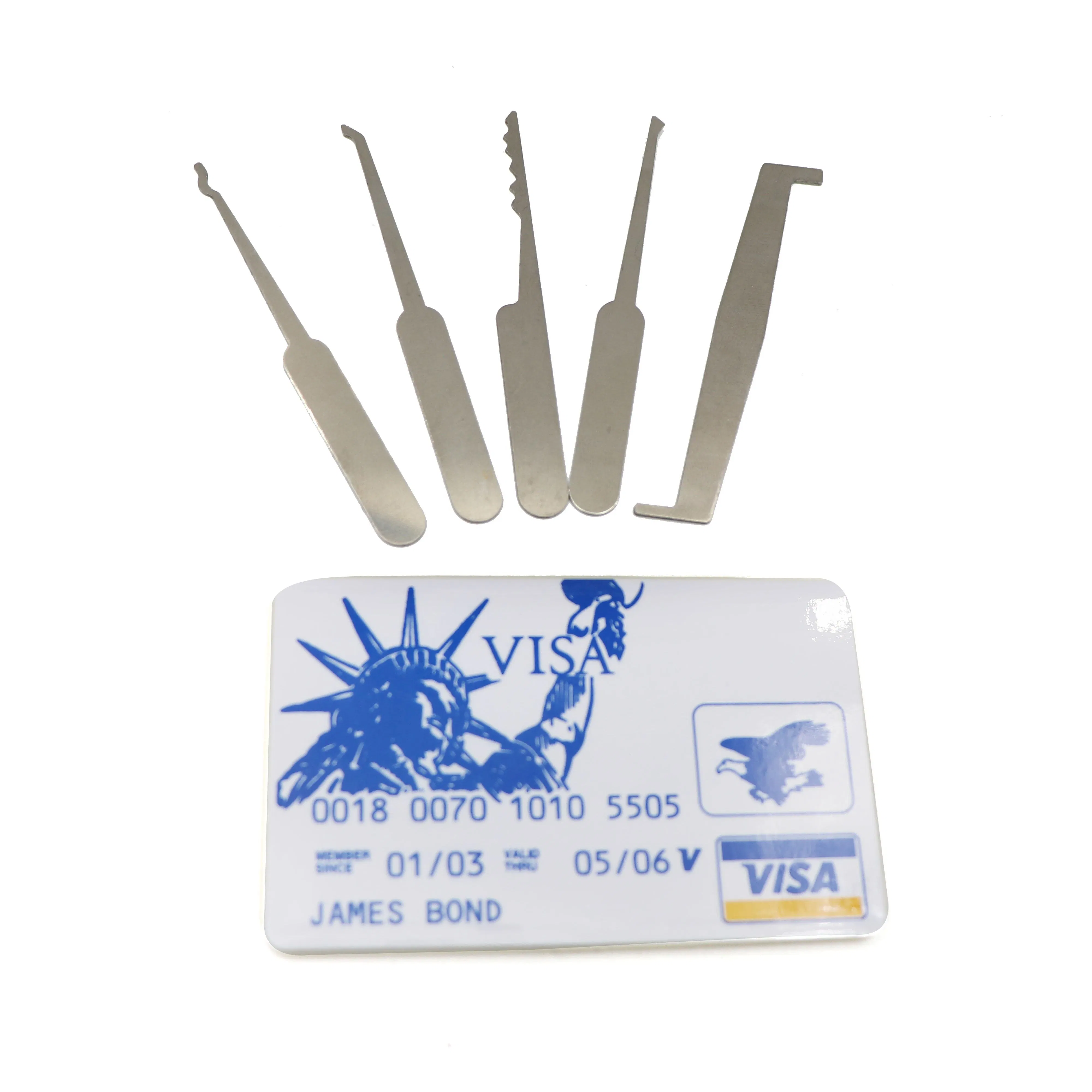 15 PCS Stainless Steel Professional Pick Set Lock Smith Training Tools