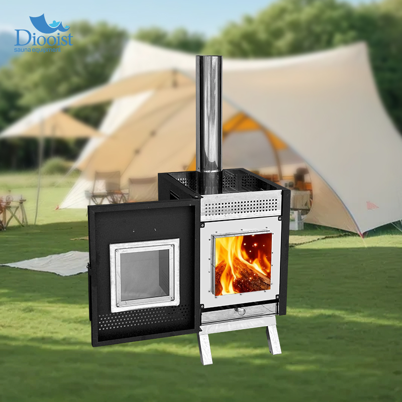 Diooist Outdoor Traditional Stove Sauna Equipment Modern Design Wood Burning Stove