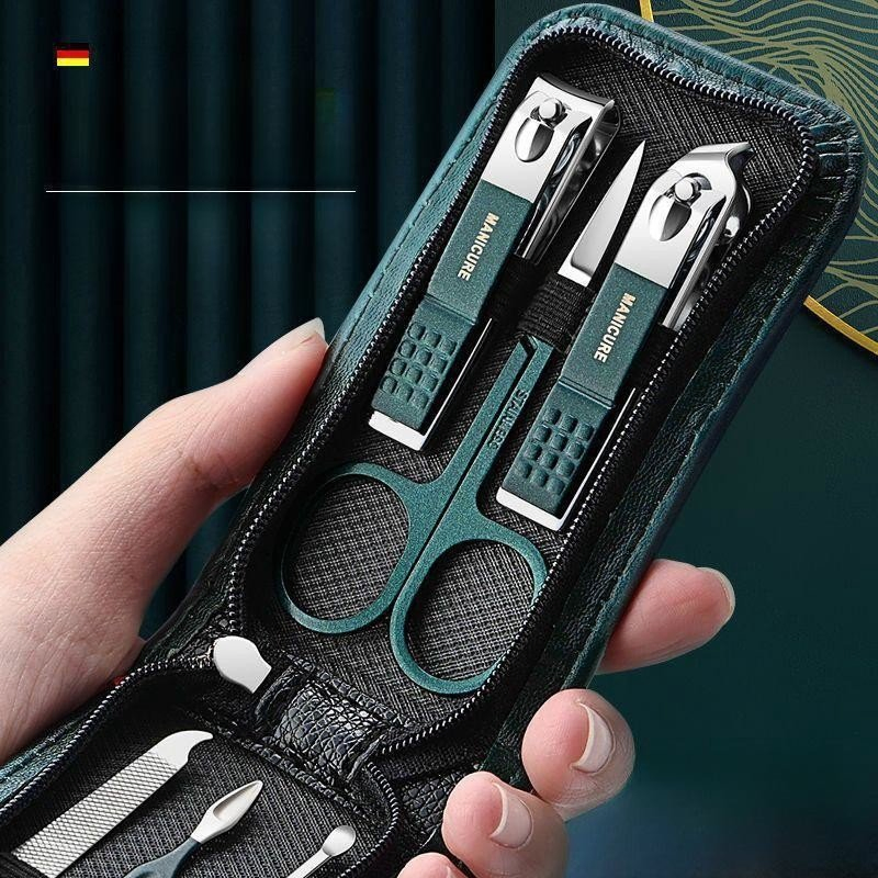 Набор маникюрных щипчиков из нержавеющей стали, 6 предметов