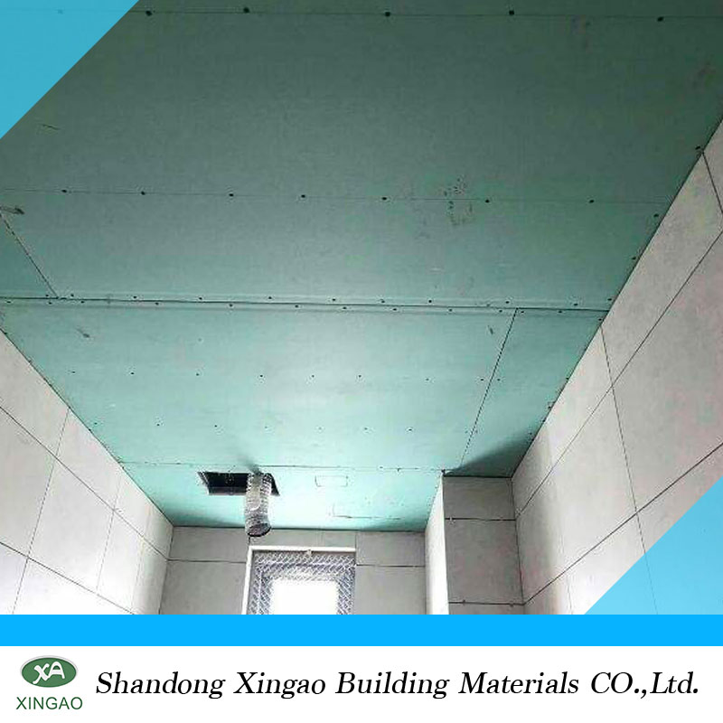 Moisture Resistant Gyspum Board for Ceiling and Partition