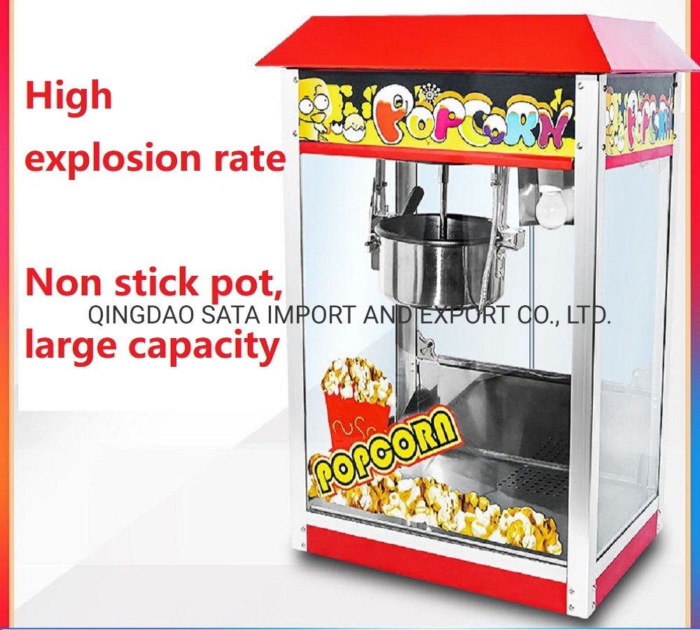 Automatic Professional Popcorn Machine for Bakery Restaurant New Condition Wheat Corn