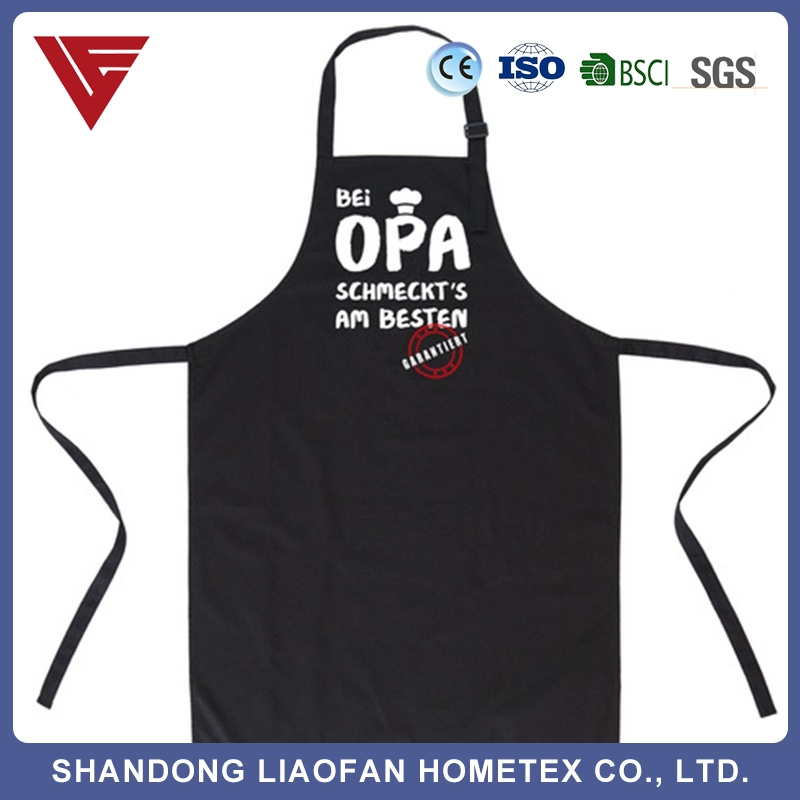 Custom Promotional Cotton Kitchen Apron for Waiter Apron Cooking Apron