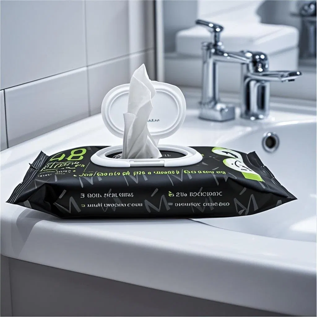 Biodegradable Moist Toilet Paper Flushable Disposable Tolilet Water Wet Wipes