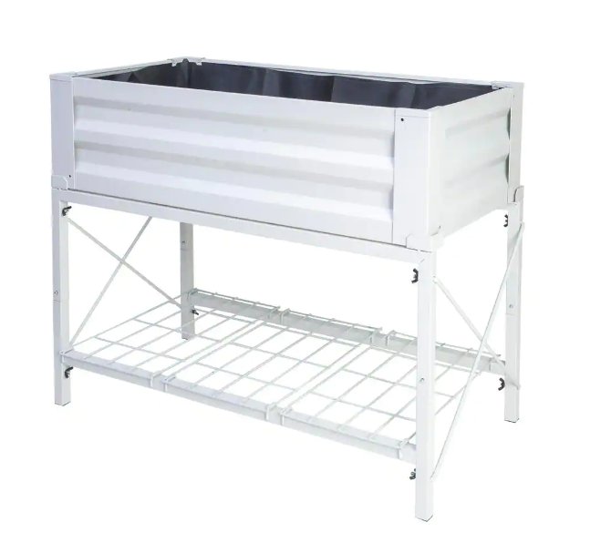 Ящик для растений металлический оцинкованный Патио