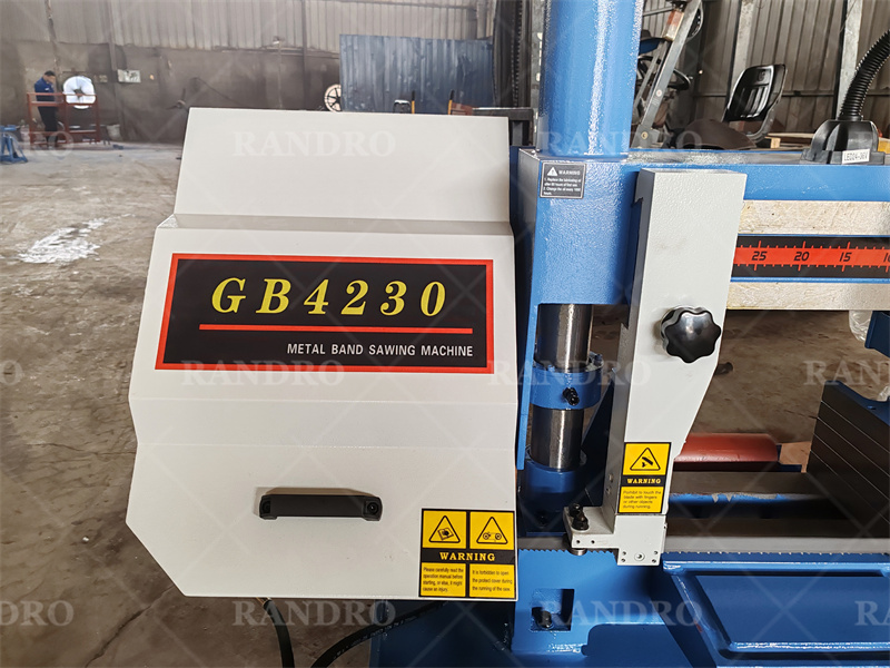 Ленточная пила по металлу горизонтальная 220 В однофазная