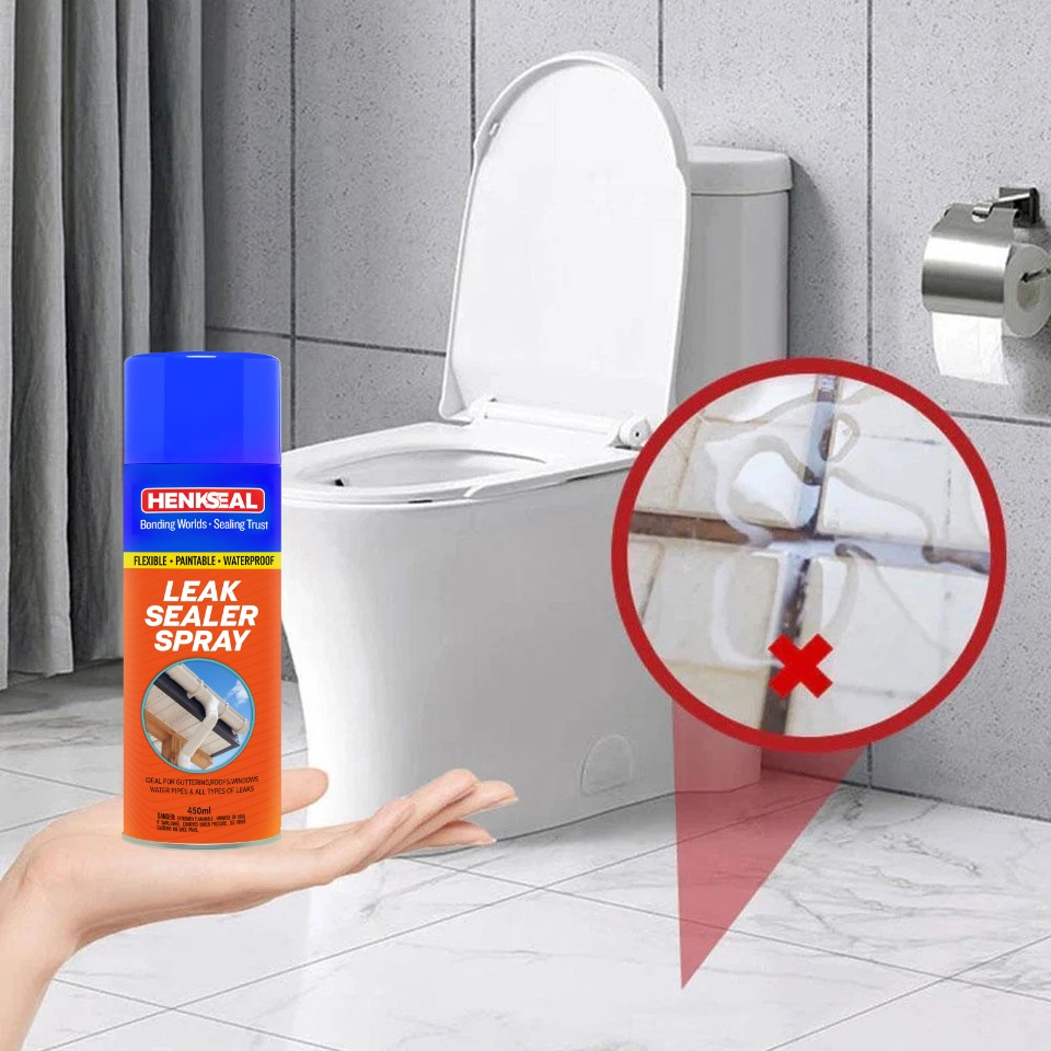 Henkseal® Flexible Stop Leak Sealer Spray - Waterproof Sealer for Roofs, Gutters&Windows