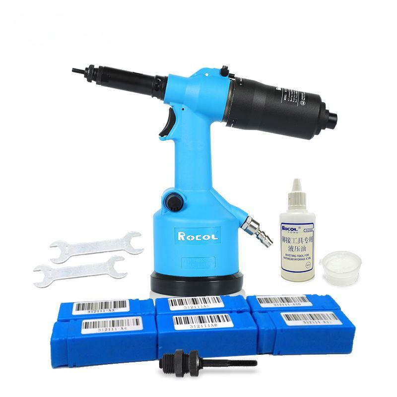 Rl-5312 Riveting Tools Pneumatic Rivet Nut Gun Pneumatic Riveter Strong Pulling Force Easy and Convenient Operation Applies to M3-M12