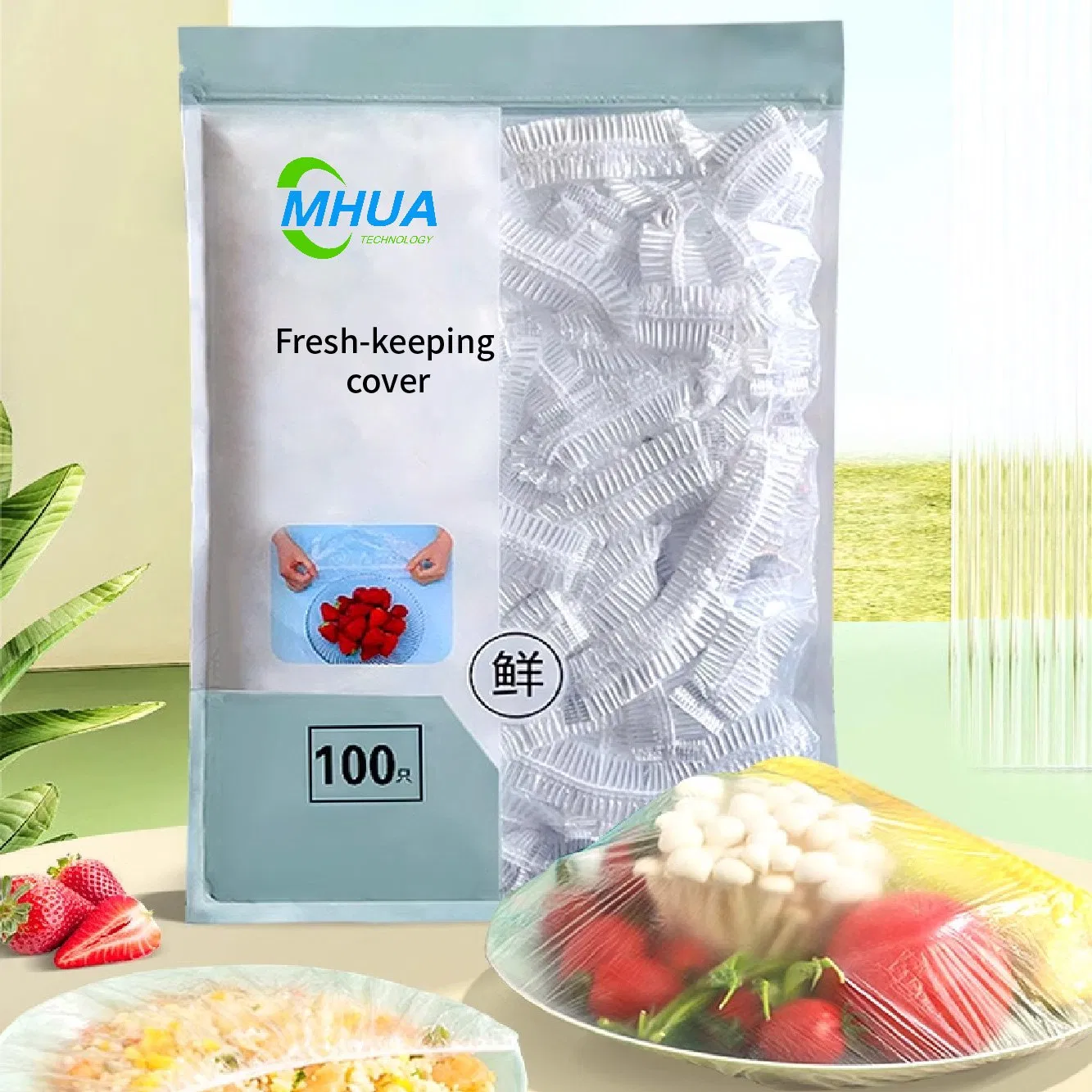 From China Factory Customized Plastic Clear Plate Bowl Food Fresh Covers for Food Bowl Cover