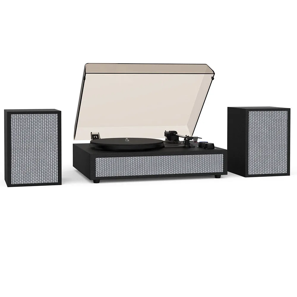 Портативный проигрыватель винила с Bluetooth и колонками