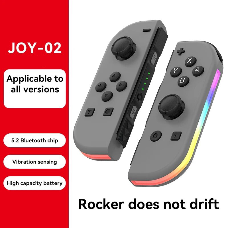 Контроллер Joy-02 для Nintendo Switch с LED-подсветкой