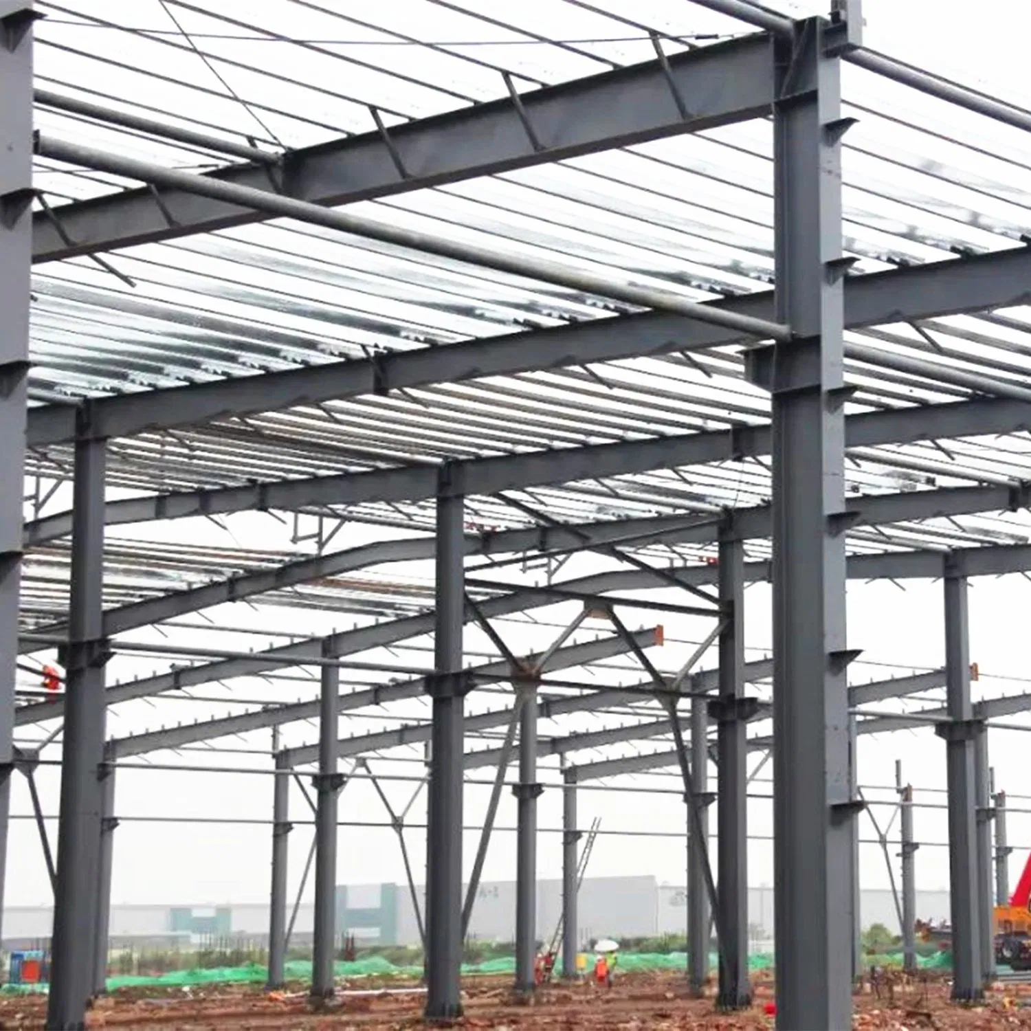 Large-Scale Park Steel Structure Building for Industrial Commercial