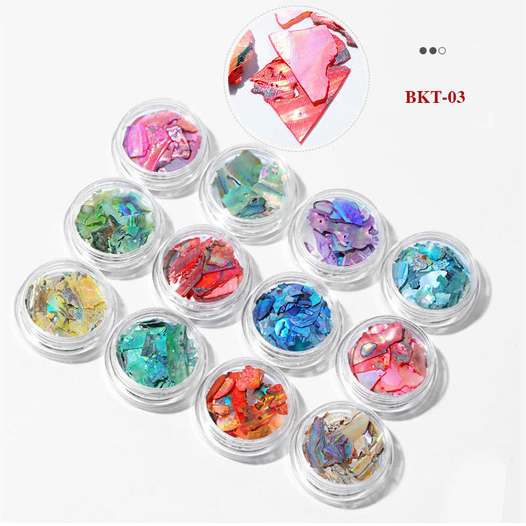 New Nail Jewelry Decoration Natural Shellfish Abalone Fragments