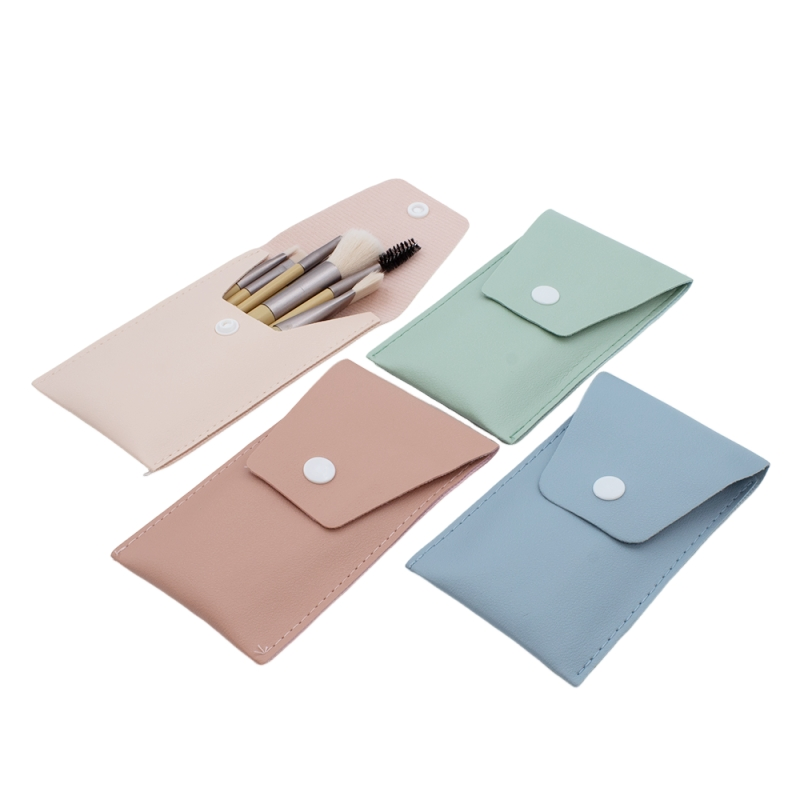 Mini Makeup Brush Set - Portable 8-Piece Set