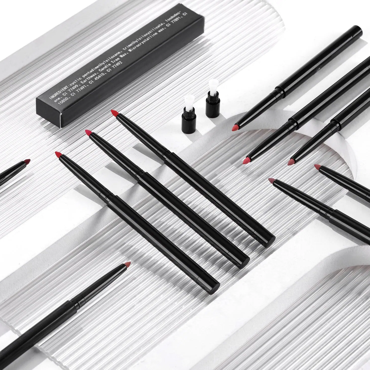 Twist up Cosmetic Private Label Eyeliner Pencil Vegan Waterproof Roll up Eye Liner Brown Eyeliner