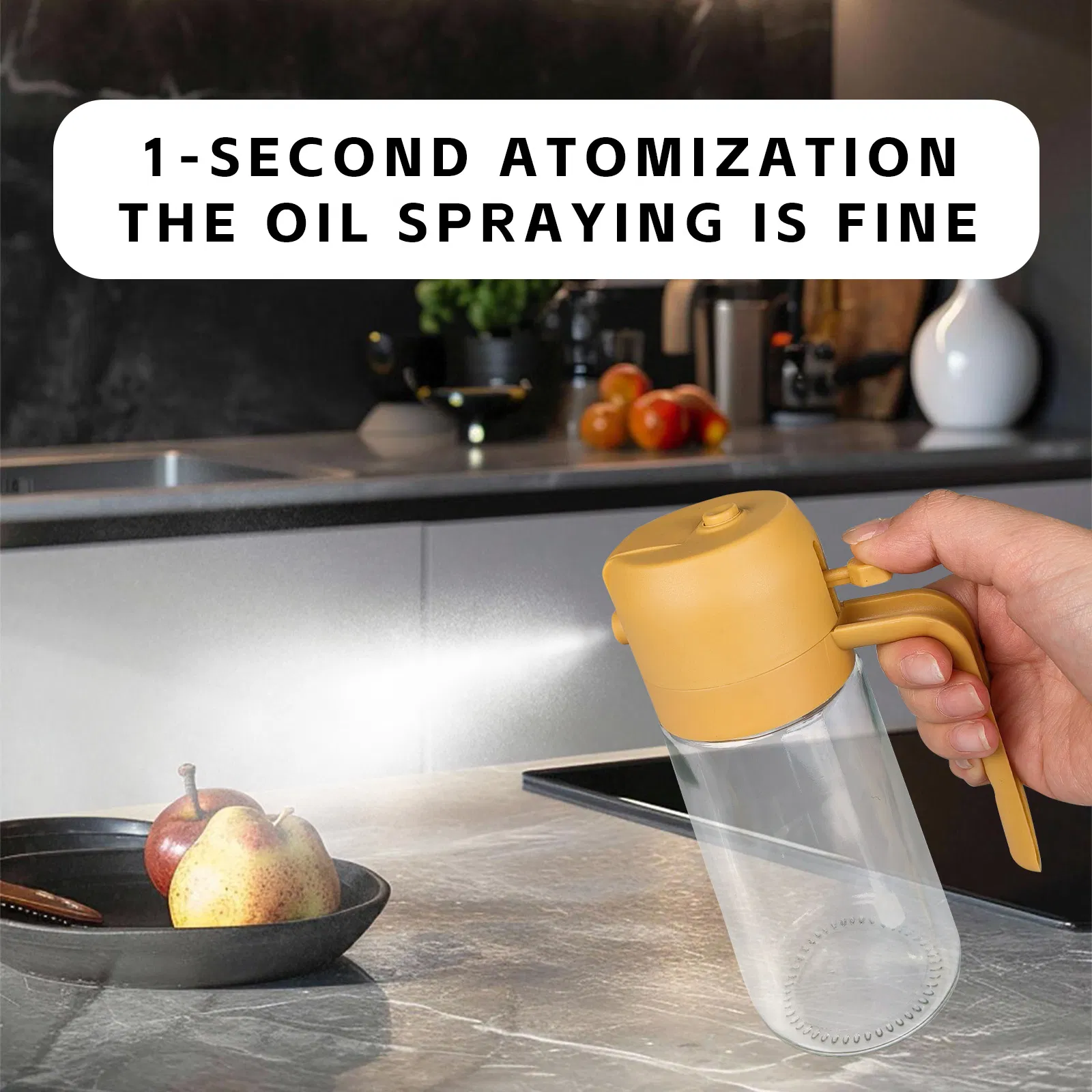 Oil Sprayer for Cooking, 2 in 1 Olive Oil Dispenser