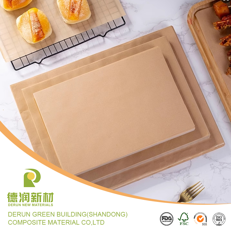 Greaseproof Silicone Coated Parchment Baking Paper for Sandwich Gas Toaster Oven Use
